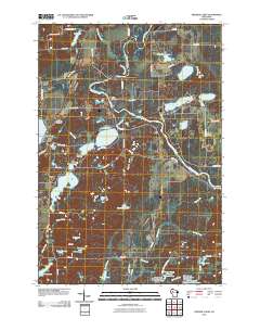 Fireside Lakes 2010 topographic map thumbnail