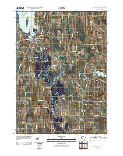 Hustisford 2010 topographic map thumbnail