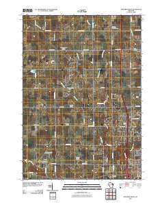 Howards Grove 2010 topographic map thumbnail