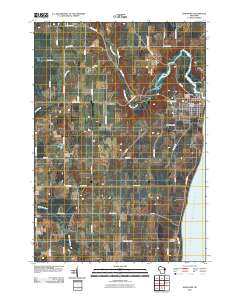 Kewaunee 2010 topographic map thumbnail