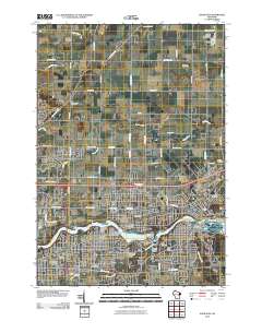 Kaukauna 2010 topographic map thumbnail