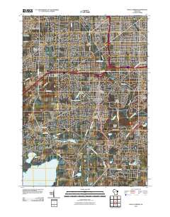 Hales Corners 2010 topographic map thumbnail