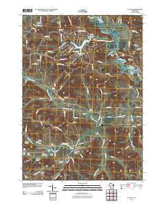 La Valle 2010 topographic map thumbnail