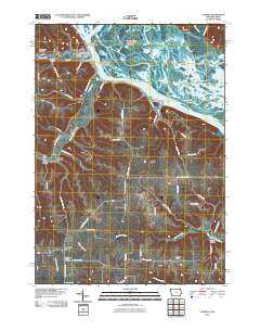 Lansing 2010 topographic map thumbnail
