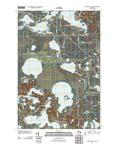 Manitowish Lake 2010 topographic map thumbnail