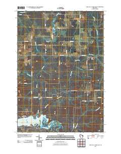 Lake Eau Claire East 2010 topographic map thumbnail