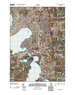 Madison East 2010 topographic map thumbnail