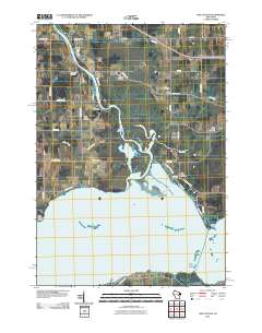Lake Poygan 2010 topographic map thumbnail