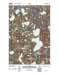 McKenzie Lake 2010 topographic map thumbnail