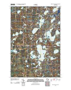 Birch Island Lake 2010 topographic map thumbnail