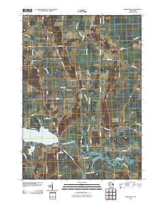 Briggsville 2010 topographic map thumbnail
