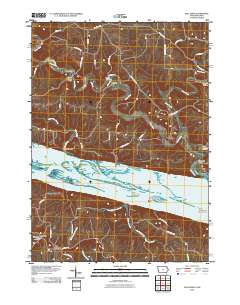 Balltown 2010 topographic map thumbnail