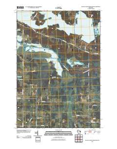 Big Eau Pleine Reservoir 2010 topographic map thumbnail