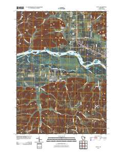 Avoca 2010 topographic map thumbnail