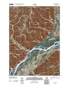 Boscobel 2010 topographic map thumbnail