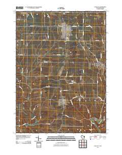 Cuba City 2010 topographic map thumbnail