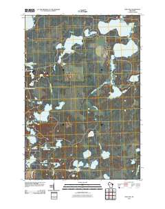 Dam Lake 2010 topographic map thumbnail