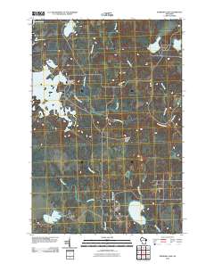 Burrows Lake 2010 topographic map thumbnail