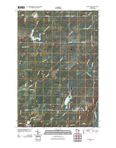 Dairyland 2010 topographic map thumbnail