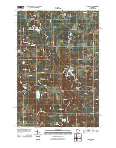 Clam Falls 2010 topographic map thumbnail