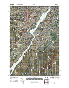 De Pere 2010 topographic map thumbnail