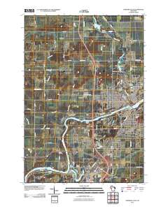 Chippewa Falls 2010 topographic map thumbnail