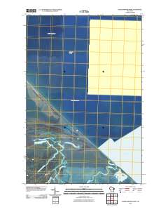 Chequamegon Point 2010 topographic map thumbnail