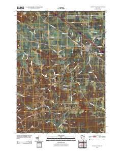 Lyndon Station 2010 topographic map thumbnail