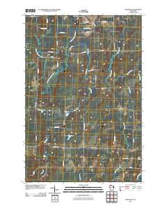 Peeksville 2010 topographic map thumbnail