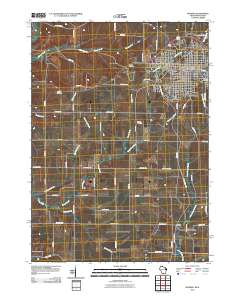 Monroe 2010 topographic map thumbnail