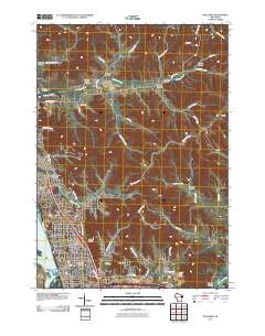 Onalaska 2010 topographic map thumbnail