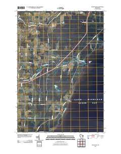 Pensaukee 2010 topographic map thumbnail