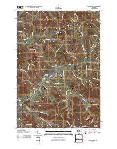 Pigeon Falls 2010 topographic map thumbnail