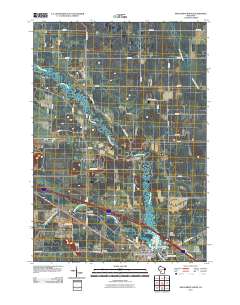 New Lisbon North 2010 topographic map thumbnail
