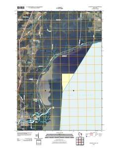 Oconto East 2010 topographic map thumbnail