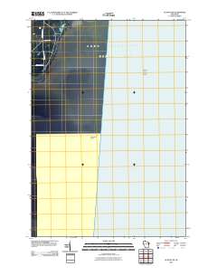 Oconto SE 2010 topographic map thumbnail