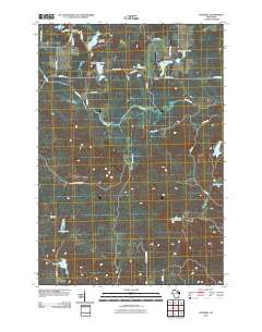 Pickerel 2010 topographic map thumbnail