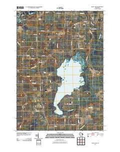 Rush Lake 2010 topographic map thumbnail