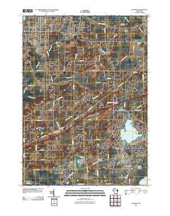 Muskego 2010 topographic map thumbnail