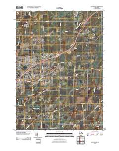 Sun Prairie 2010 topographic map thumbnail