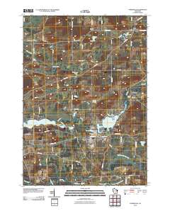 Pardeeville 2010 topographic map thumbnail