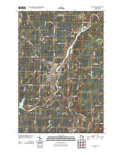 Park Falls 2010 topographic map thumbnail