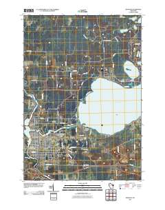 Shawano 2010 topographic map thumbnail