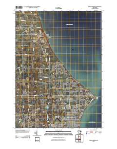 Racine North 2010 topographic map thumbnail