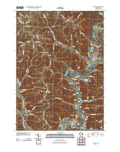 La Farge 2010 topographic map thumbnail