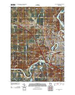 Eau Claire West 2010 topographic map thumbnail