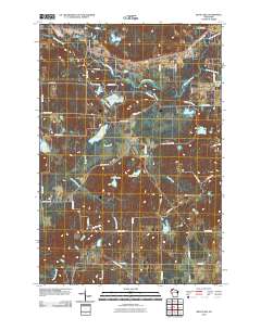 Bean Lake 2010 topographic map thumbnail