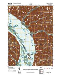 Ferryville 2010 topographic map thumbnail