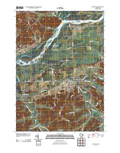 Mazomanie 2010 topographic map thumbnail