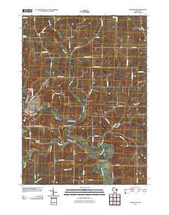 Darlington 2010 topographic map thumbnail